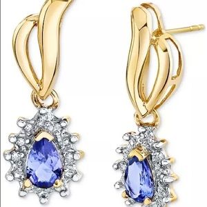 Tanzanite Earring 14k Gold